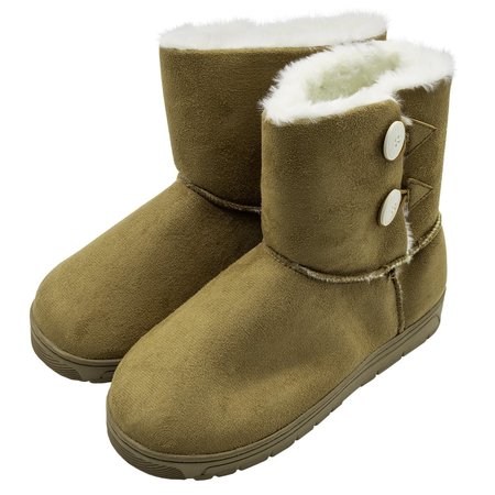 BLACKCANYON OUTFITTERS BCO WOMENS BOOT SLIPPERS-L BROWN S202506